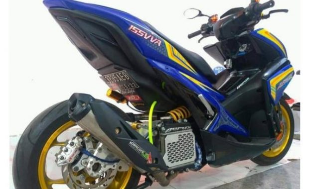 Knalpot racing Aerox, modifikasi knalpot Aerox, suara knalpot racing.