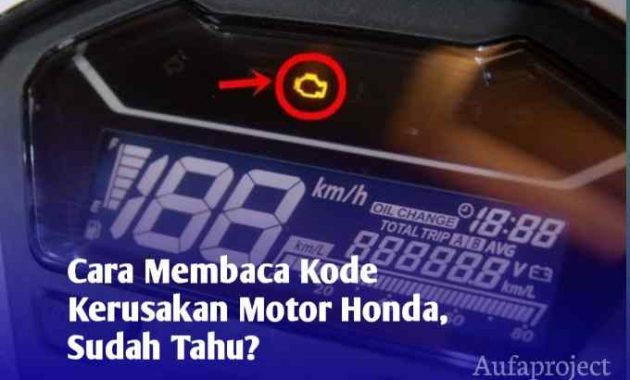 Daftar Kode MIL Motor Honda Beat