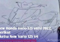 New Honda Vario 125 versi 2022, Berikut Sketsa New Vario 125 V4
