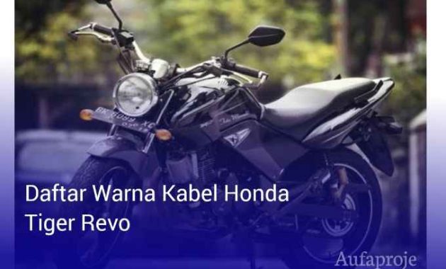 Warna Kabel Motor Tiger