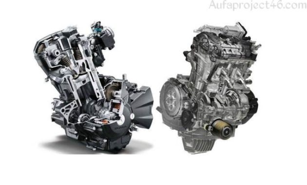 Mesin Motor 1 hingga 4 Silinder