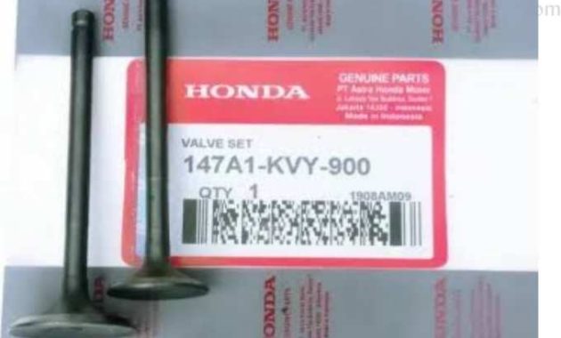 Ukuran Klep Motor Honda Lengkap Semua Tipe