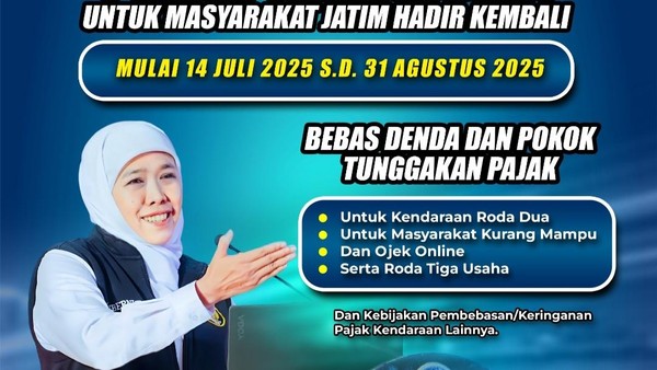 Pemutihan Pajak Kendaraan Jatim 2025