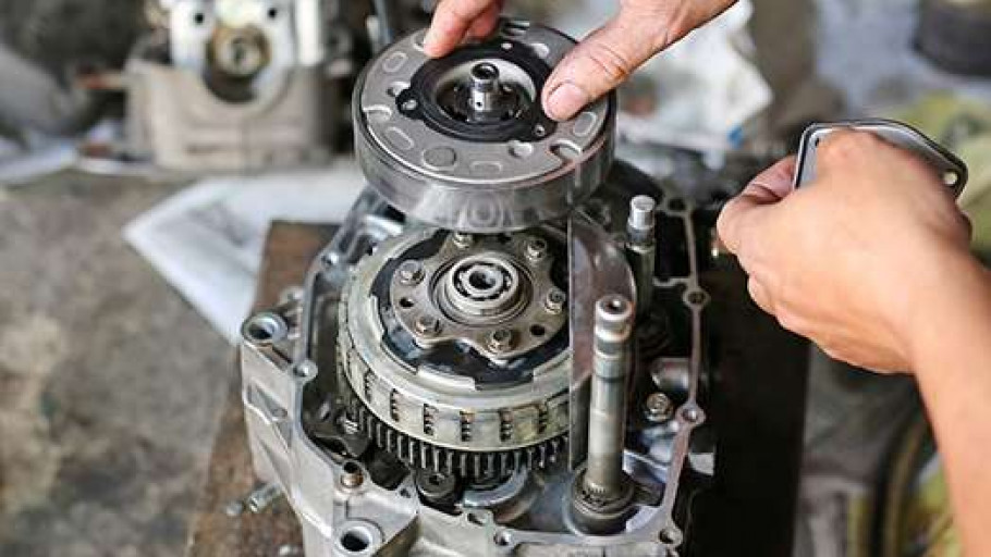 tanda motor turun mesin