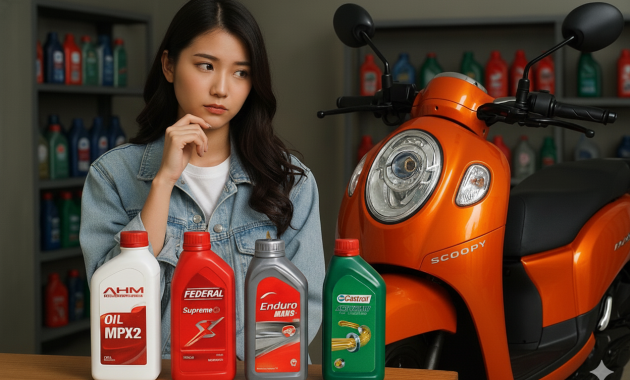 Rekomendasi Oli Terbaik Honda Scoopy
