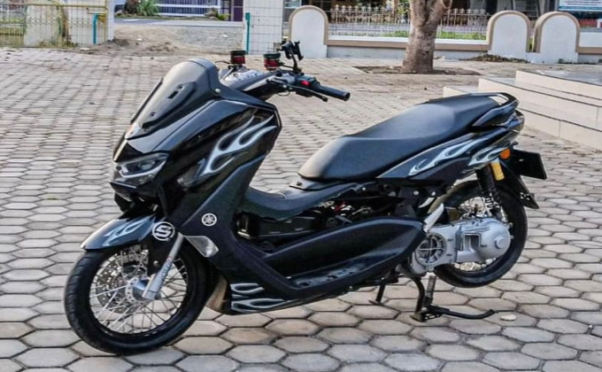 Ide Modifikasi Yamaha NMAX Terkeren 2025, Konsep modifikasi NMAX tampilan racing ala ngabers
