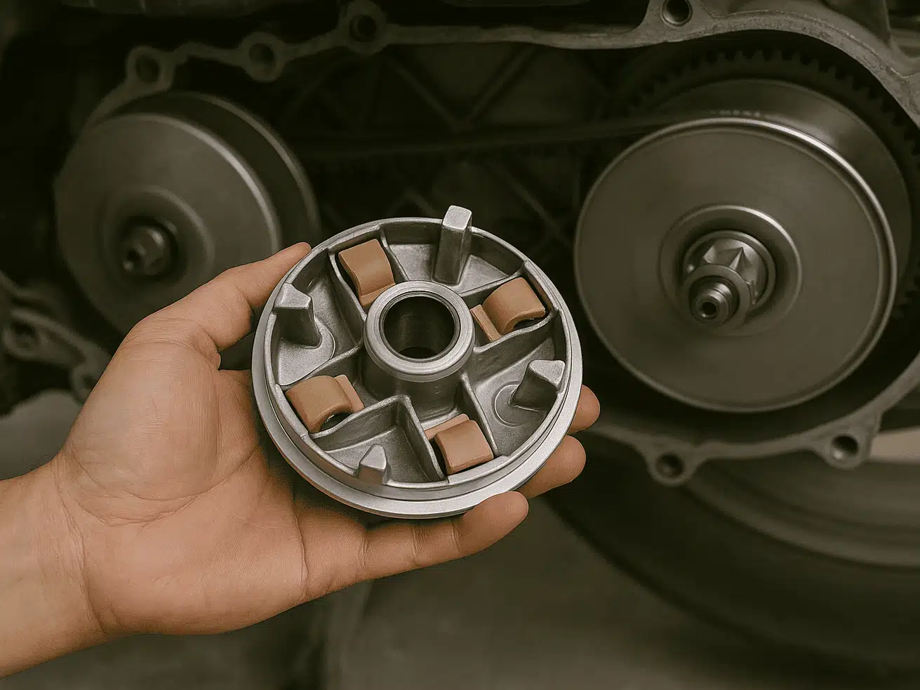 Tanda Roller Motor Matic Sudah Aus