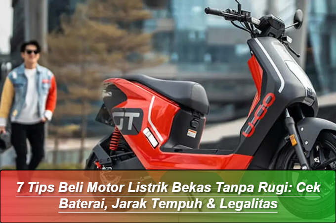 Tips Beli Motor Listrik Bekas Tanpa Rugi: Cek Baterai