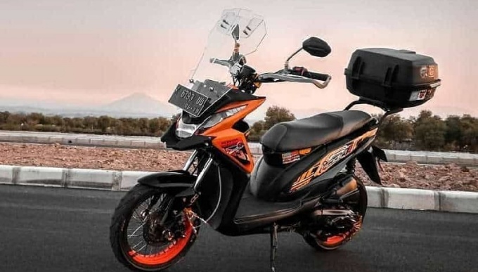 ide modifikasi beat street Konsep Touring