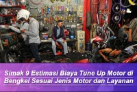 Estimasi Biaya Tune Up Motor di Bengkel Sesuai Jenis Motor