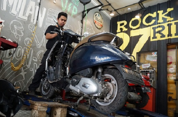 Atasi Gredek CVT Vespa Matic