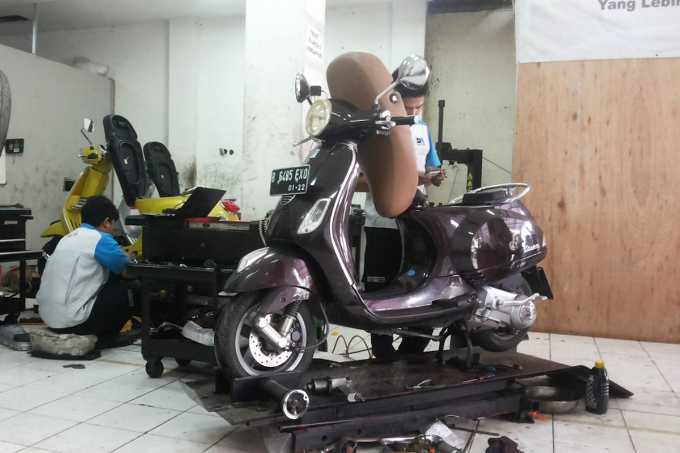 Atasi Gredek CVT Vespa Matic