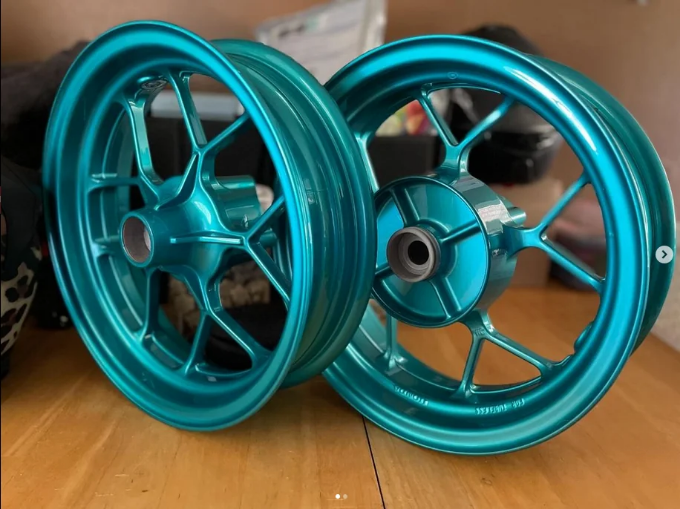 Powder Coating Velg Motor