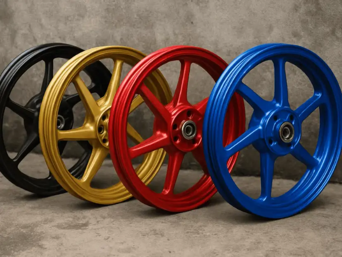 Powder Coating Velg Motor